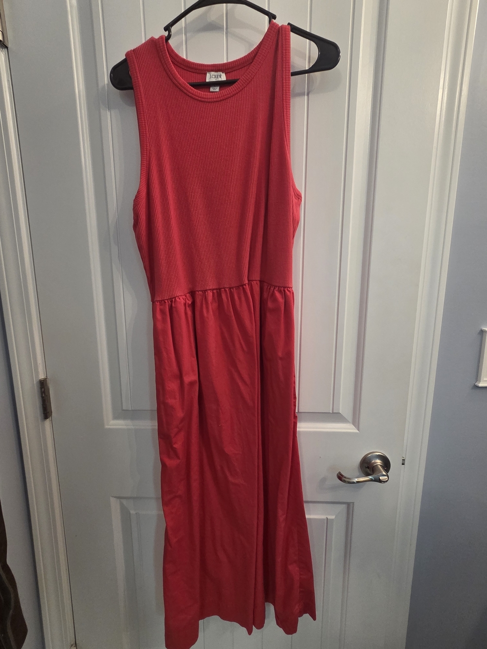 J. Crew Sleeveless Pink Maxi Dress